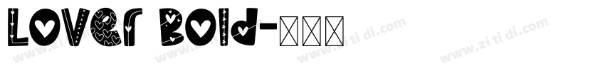 Lover Bold字体转换